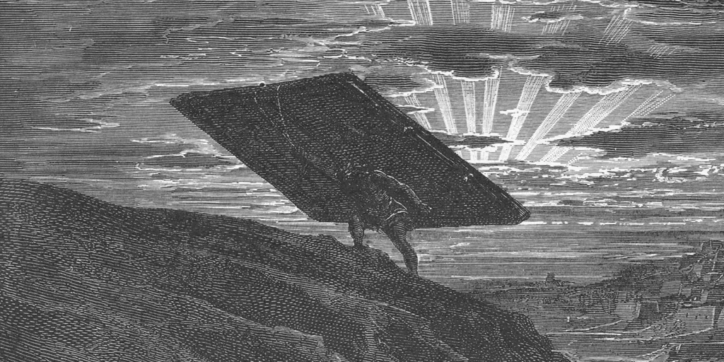 Samson Carries away the Gates of Gaza by Gustave Doré